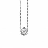 Necklace Giorgio Visconti Woman in White Gold Diamante 0.08 Ct GBX32956-2 - GBX32956-2